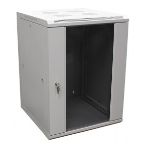 Шкаф 19" 12U настенный, 450 мм, дверь стекло, серый MDX-SH-12U60-45-GS-GY (замена MDX-CW2-12U-6х4)