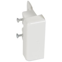 Заглушка торцевая - для мини-плинтусов DLPlus 40x20 - белый
