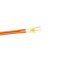 Кабель 2 волокна OM3 внутренний, ZIP cord, LSZH, оранжевый