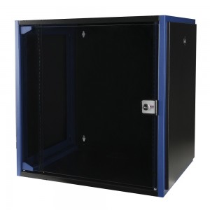 Шкаф 12U Datarex DR-600221 настенный 600х600 дверь стекло, черный