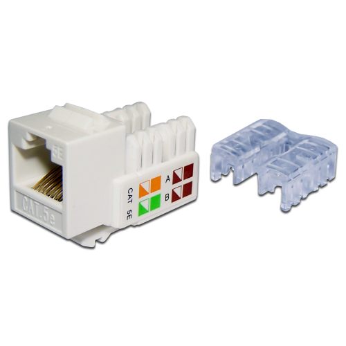 Модуль Keystone, RJ45 Port, Cat.5E, UTP, 110 TWT-OK45UTP-110WH TWT-OK45UTP-110WH