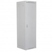 Шкаф серверный MDX Econom 42U 600x600, передняя и задняя двери сплошная металл, ножки, серый
