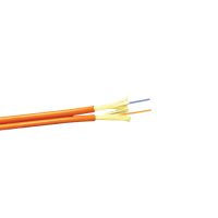 Кабель 2 волокна внутренний, ZIP cord, LSZH, MM OM4, пурпурный