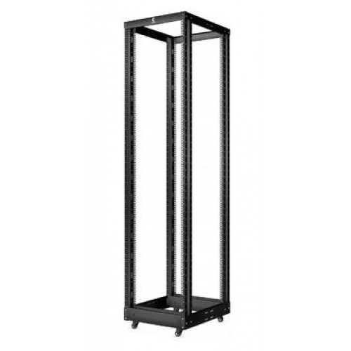Открытая стойка 19" Cabeus RA-42U-1000-BK двухрамная 600-960мм усиленная черная 10160c RA-42U-1000-BK