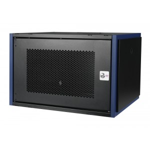 Шкаф 9U Datarex DR-620121 настенный 600х600 перфорированная дверь, черный