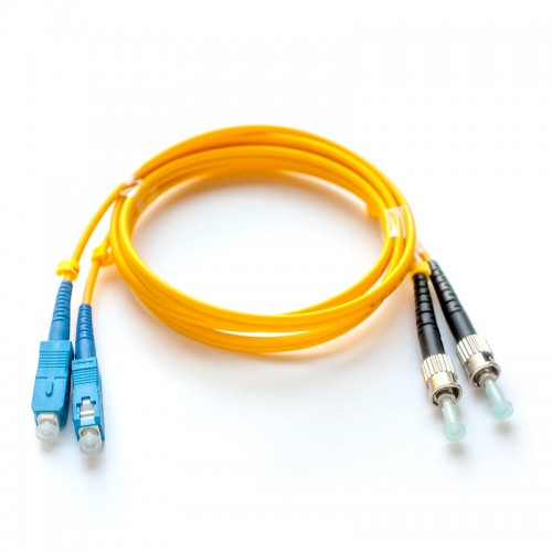 Патч-корд оптический дуплексный SC-ST одномод 8м MDX-2SC-2ST/8-S Патч-корд оптический дуплексный SC-ST одномод 8м MDX-2SC-2ST/8-S